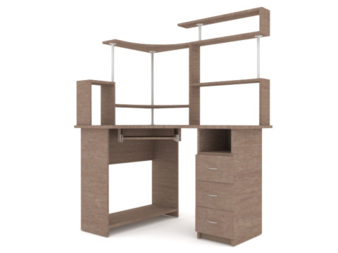 Computer desk 3D-Modell