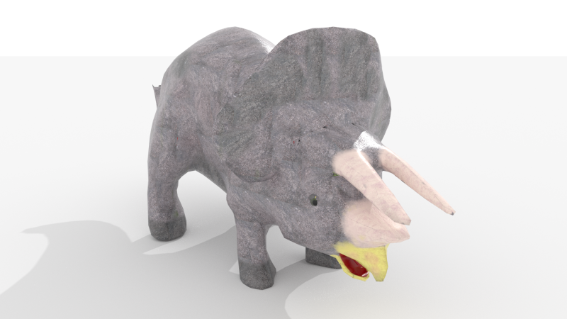 Triceratops V1 Blend-Obj-Fbx-Dae-Glb 3D Модель .c4d .max .obj .3ds .fbx .stl .blend 