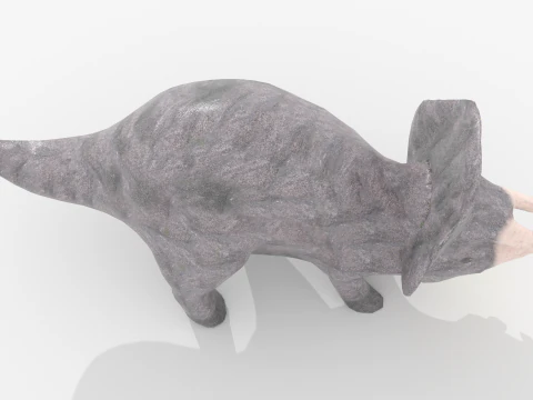 Triceratops V1 Blend-Obj-Fbx-Dae-Glb 3D Model