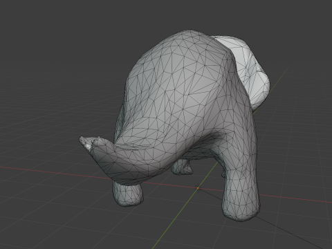Triceratops V1 Blend-Obj-Fbx-Dae-Glb 3D Модель