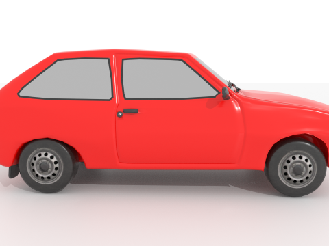 Small Hatchback Model 3D
