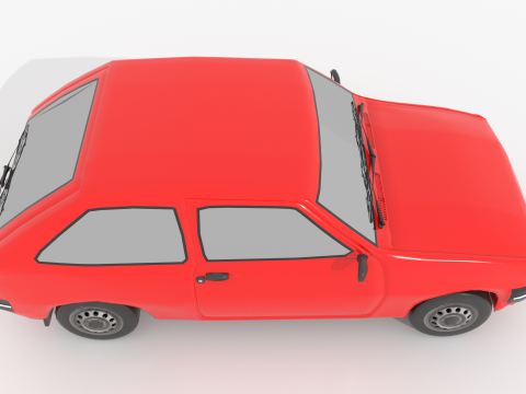 Small Hatchback Model 3D