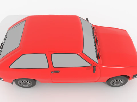 Small Hatchback 3D Model