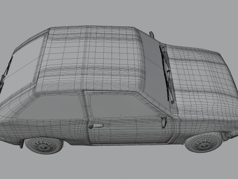 Small Hatchback Model 3D