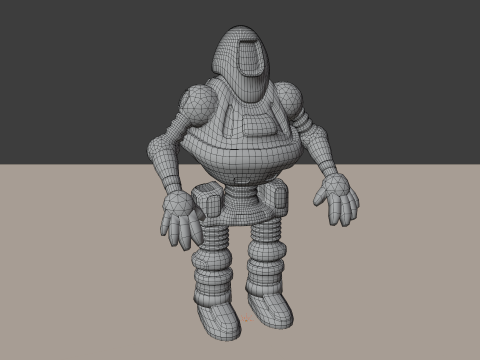 Generic Robot 2 Blend-Obj-Fbx-Dae-Glb 3D Model