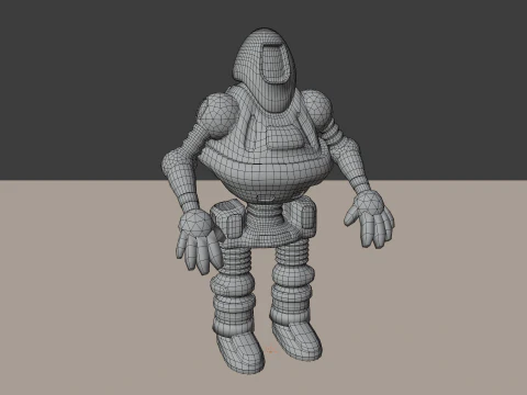 Generic Robot 2 Blend-Obj-Fbx-Dae-Glb 3D Model