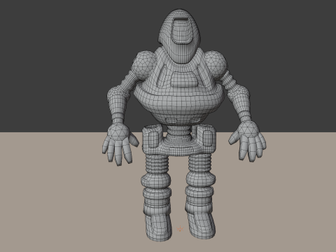 Generic Robot 2 Blend-Obj-Fbx-Dae-Glb 3D Model
