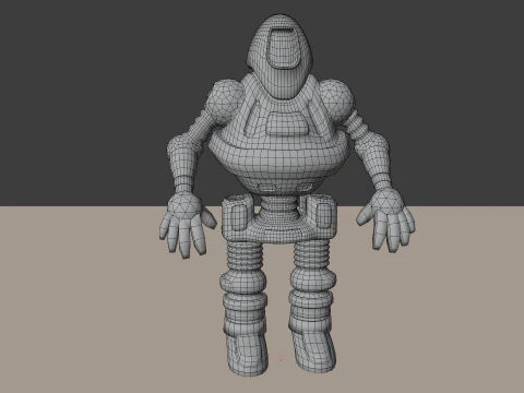 Generic Robot 2 Blend-Obj-Fbx-Dae-Glb 3D Model