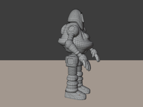 Generic Robot 2 Blend-Obj-Fbx-Dae-Glb 3D Model