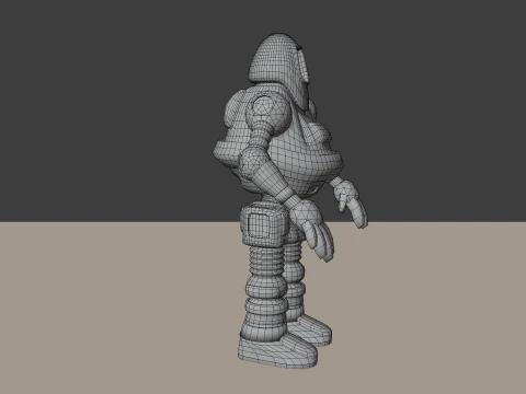 Generic Robot 2 Blend-Obj-Fbx-Dae-Glb 3D Model