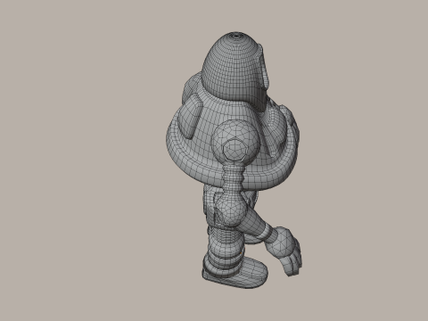 Generic Robot 2 Blend-Obj-Fbx-Dae-Glb 3D Model