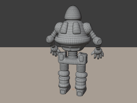 Generic Robot 2 Blend-Obj-Fbx-Dae-Glb 3D Model