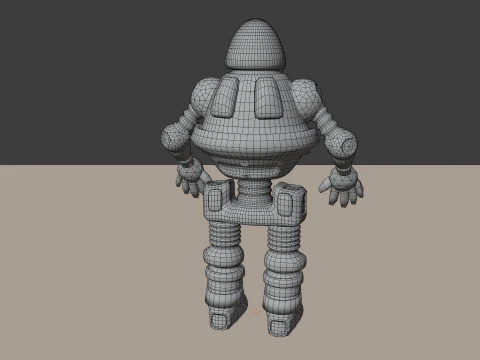 Generic Robot 2 Blend-Obj-Fbx-Dae-Glb 3D Model