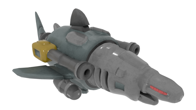 Sharkbot v1 BLEND-OBJ-FBX-DAE-GLB Modèle 3D .c4d .max .obj .3ds .fbx .stl .blend 