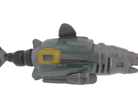 Sharkbot v1 BLEND-OBJ-FBX-DAE-GLB 3D Model