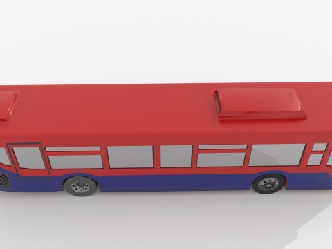Ônibus BLEND-OBJ-FBX-DAE-GLB Modelo 3D