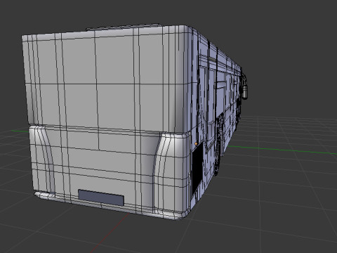 Ônibus BLEND-OBJ-FBX-DAE-GLB Modelo 3D