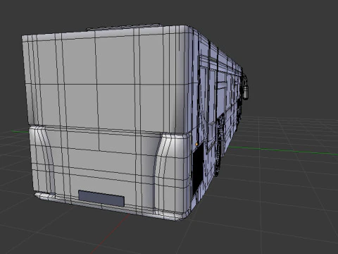 Bus BLEND-OBJ-FBX-DAE-GLB 3D Model