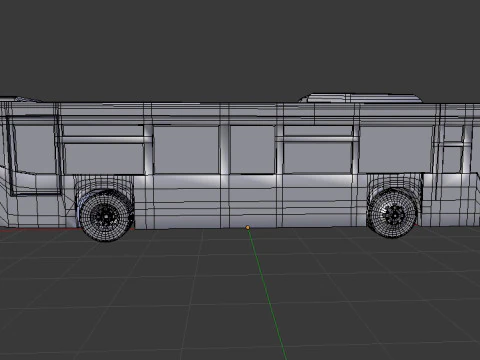 Bus BLEND-OBJ-FBX-DAE-GLB 3D Model