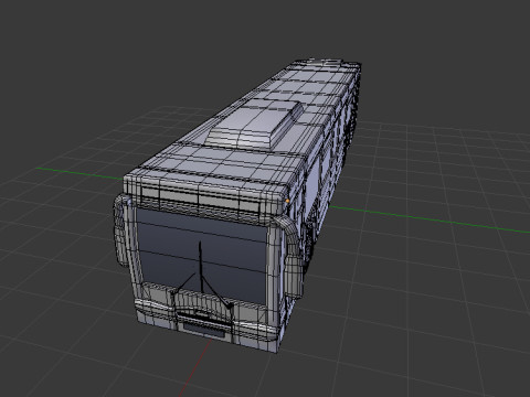 Ônibus BLEND-OBJ-FBX-DAE-GLB Modelo 3D
