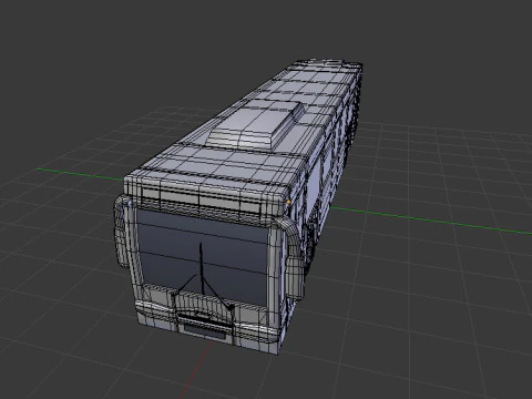 Bus BLEND-OBJ-FBX-DAE-GLB 3D Model