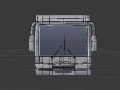 Bus BLEND-OBJ-FBX-DAE-GLB 3D Model