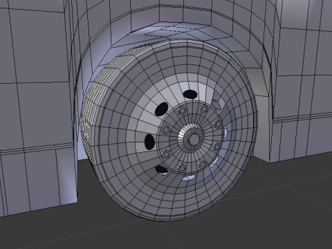 Bus BLEND-OBJ-FBX-DAE-GLB 3D Model