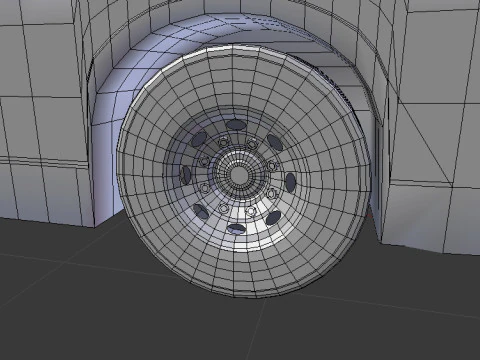 Bus BLEND-OBJ-FBX-DAE-GLB 3D Model