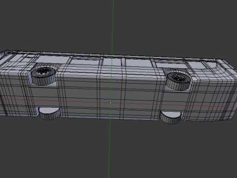 Ônibus BLEND-OBJ-FBX-DAE-GLB Modelo 3D