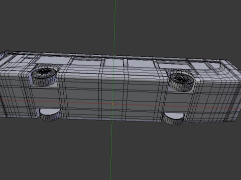 Bus BLEND-OBJ-FBX-DAE-GLB 3D Model