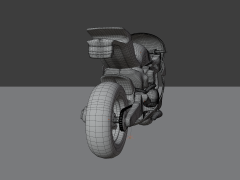 Superbike v1 BLEND-OBJ-FBX-GLB-STL Model 3D