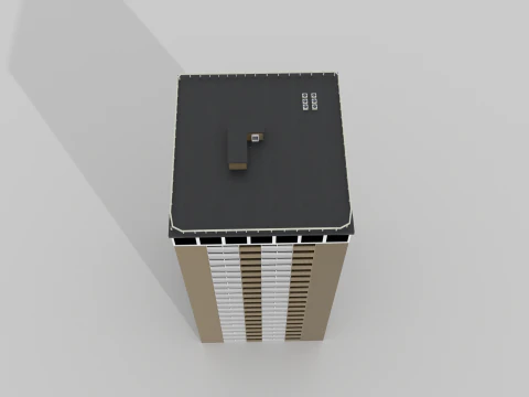 Tower Block 2 3D Model