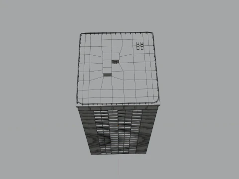 Tower Block 2 3D Model