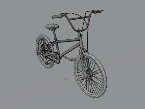 BMX V1 BLEND-OBJ-FBX-DAE-GLB 3D Modell