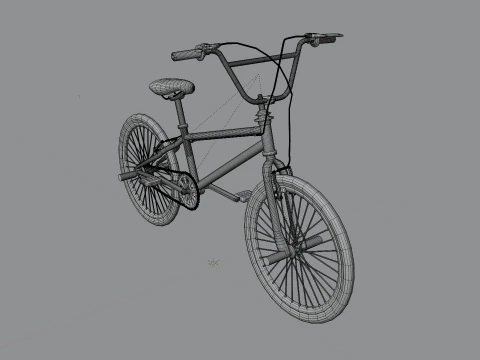 BMX V1 BLEND-OBJ-FBX-DAE-GLB 3D Model