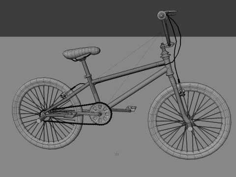 BMX V1 BLEND-OBJ-FBX-DAE-GLB 3D Model