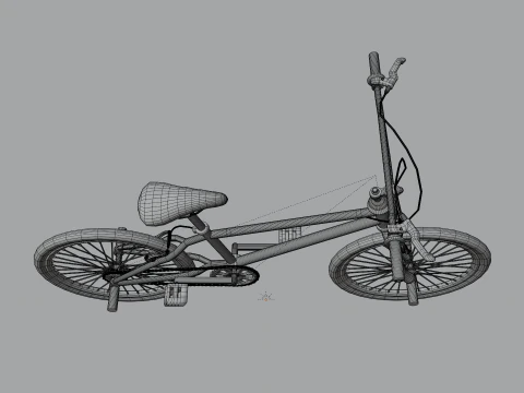 BMX V1 BLEND-OBJ-FBX-DAE-GLB 3D Model