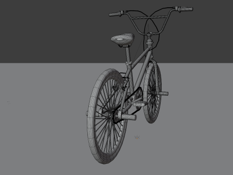 BMX V1 BLEND-OBJ-FBX-DAE-GLB 3D Modell