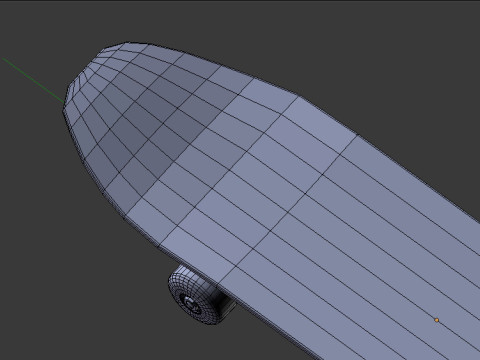 Skateboard v1 BLEND-OBJ-FBX-DAE-GLB Model 3D