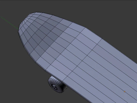 Skateboard v1 BLEND-OBJ-FBX-DAE-GLB 3D Model