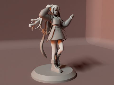 Hatsune Miku Figurine Glorious day Modèles 3D en vedette