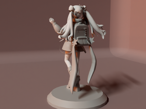 Hatsune Miku Figurine Glorious day Modèles 3D en vedette