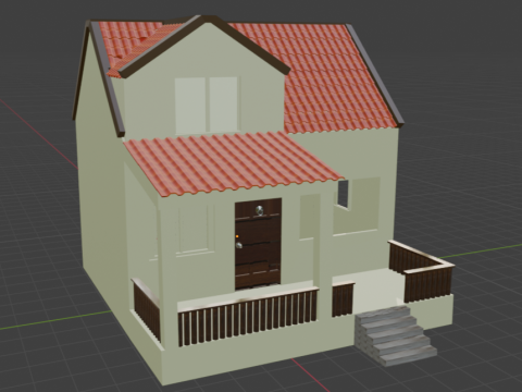 Дом 3D Модель