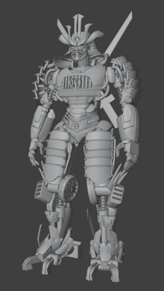 Transformer Drift 3D Blender 3D Model .c4d .max .obj .3ds .fbx .stl .blend