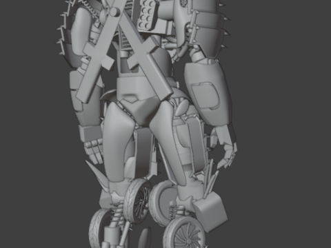 Transformer Drift 3D Blender 3D Model