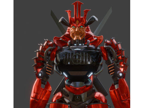 Transformer Drift 3D Blender 3D Model