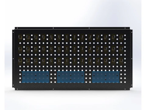 Cabide de ferramentas Pegboard Modelo 3D