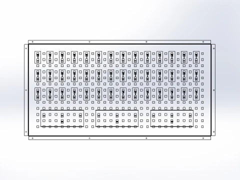 Cabide de ferramentas Pegboard Modelo 3D