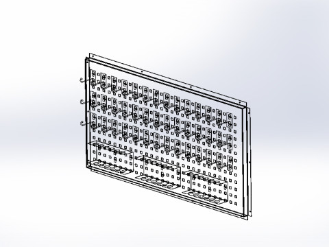 Pegboard Tools hanger 3D 模型