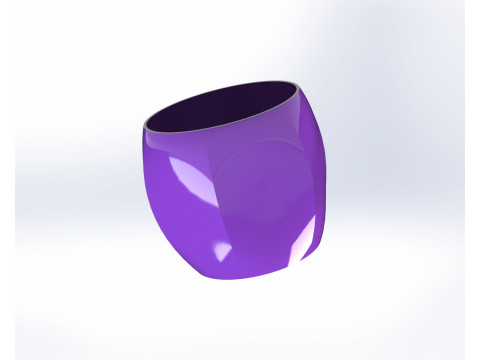 Flower pot design 3D Model